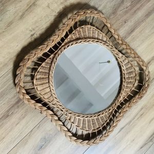 Miroir en osier