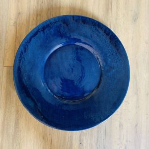 Grand plat biot bleu