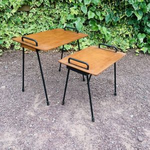 Paire de tables gigognes