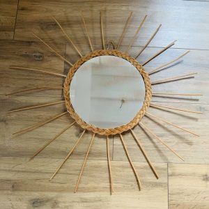 Miroir en osier