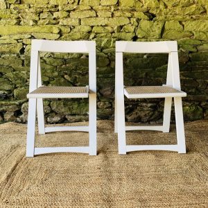 Paire de 2 chaises pliantes made in Italy