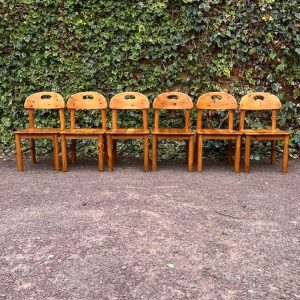 Ensemble de 6 chaises dans le goût de Rainer Daumiller