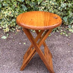 Tabouret rond pliant