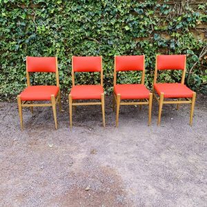 Ensemble de 4 chaises vintage