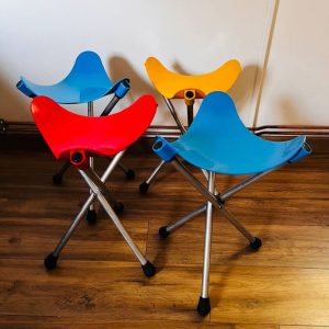 Ensemble de 4 tabourets LALLEMAND