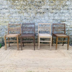 Ensemble de 4 chaises René Gabriel