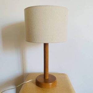 Lampe vintage en pin – design scandinave – années 70/80