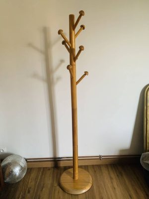 Porte-manteau vintage en bois