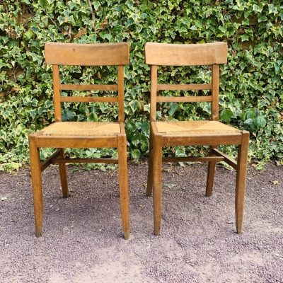 Paire de chaises vintage