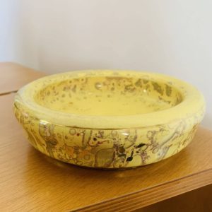 Vide poche jaune et or, Jean Mazeaud & Faverot, Ateliers Sèvres MF